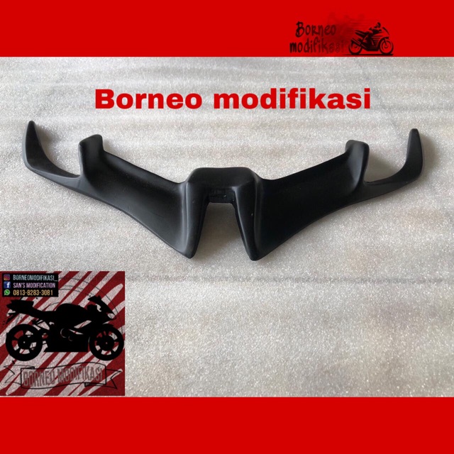 Winglet Yamaha r15 VVA atau V3 HITAM DOFF Aksesoris motor