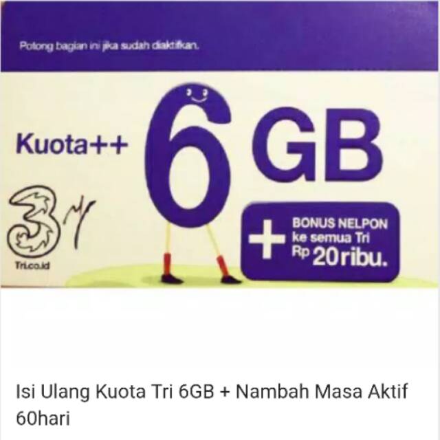 Tri kuota 6 GB
