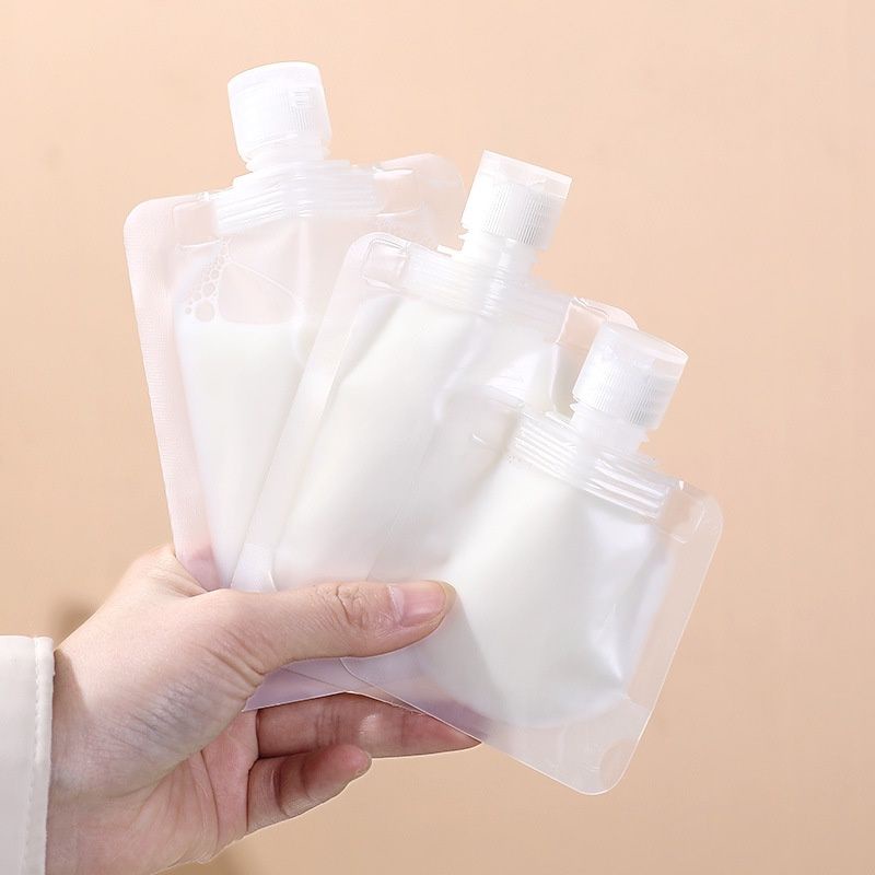 Refill Tempat Sabun Cair / Travel Pouch Reusable Refillable Shampoo Soap Lotion Liquid