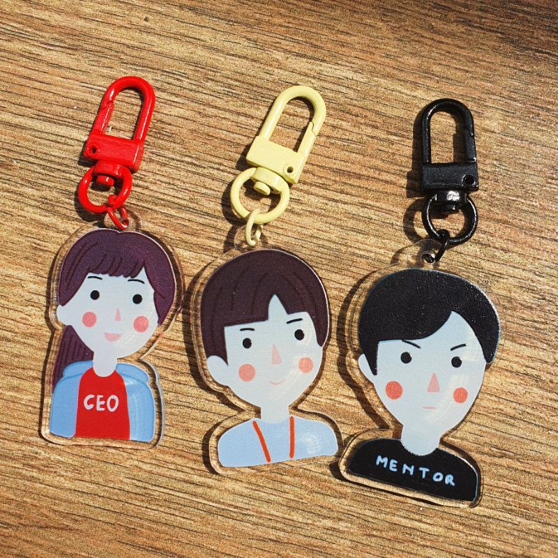 Start up Keychain Dalmi Dosan Jipyeong gantungan kunci startup