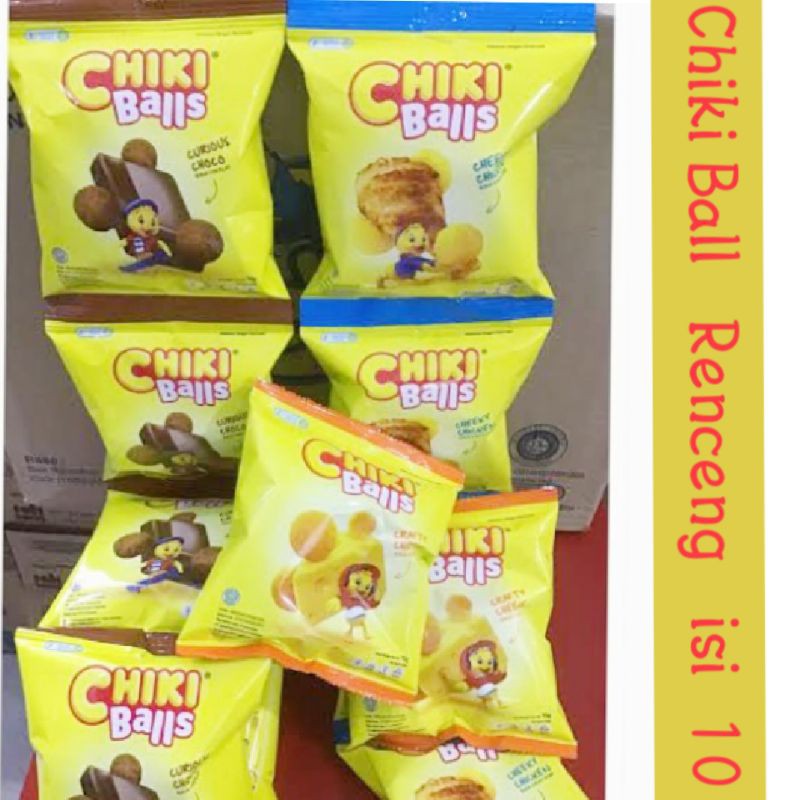 

Chiki Ball Keju, Coklat, Kaldu Ayam Renceng isi 10 pcs