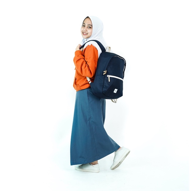 Tas Ransel Wanita | Tusk Mirai New Series  | Backpack Muat Laptop 14 inch | Tas Sekolah | Tas Kuliah-5