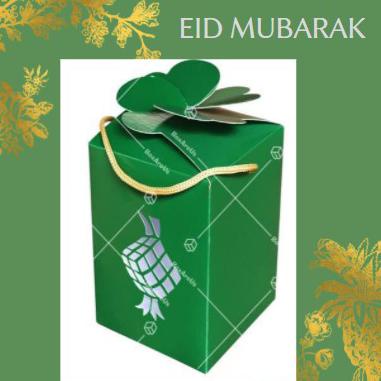

Box Lebaran Idul Fitri Packaging Toples Parcel Hijau Hampers