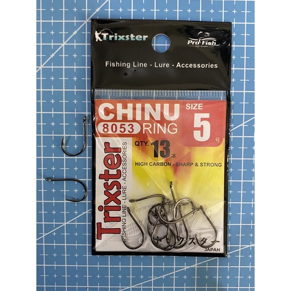 Kail Pancing Chinu Ring Trixster High Carbon - Strong & Sharp-TRX CHINU No 5