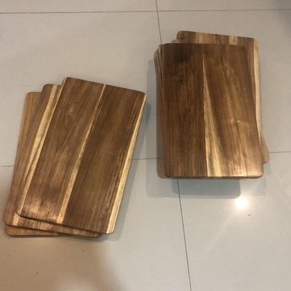 Papan Jati 50x30 Talenan kayu Wooden Cutting Board Talenan Kayu Jati