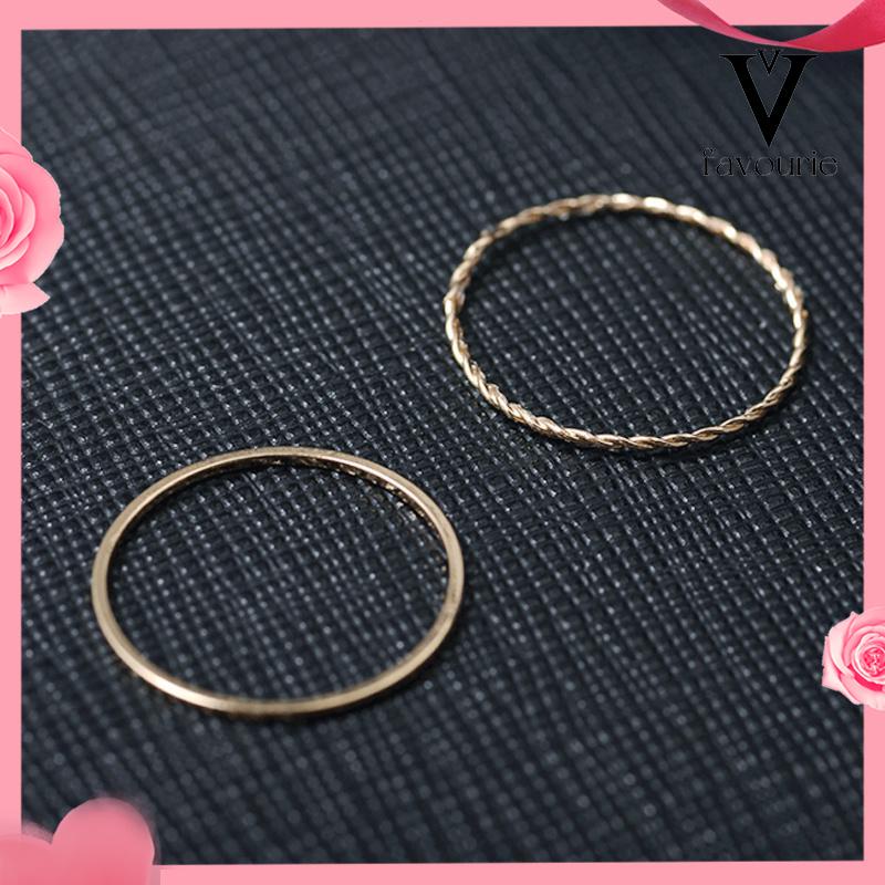 [COD]Simple Sterling Silver Green Ring Untuk Wanita / Perhiasan Wanita Mini 15 Variasi-FA