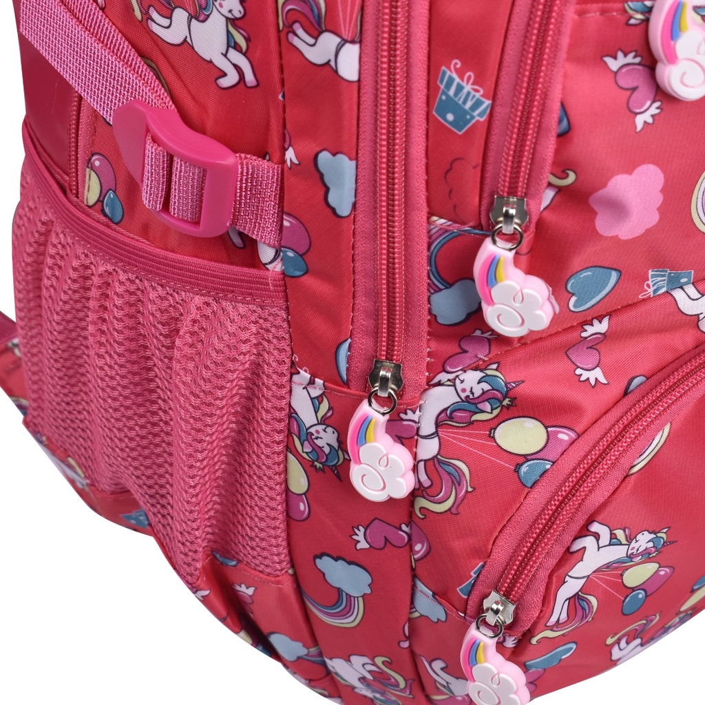 New Model Unicorn Tas Ransel Anak Anak Perempuan Polo Hiero 813,[Tas Sekolah,Tas Kuliah]