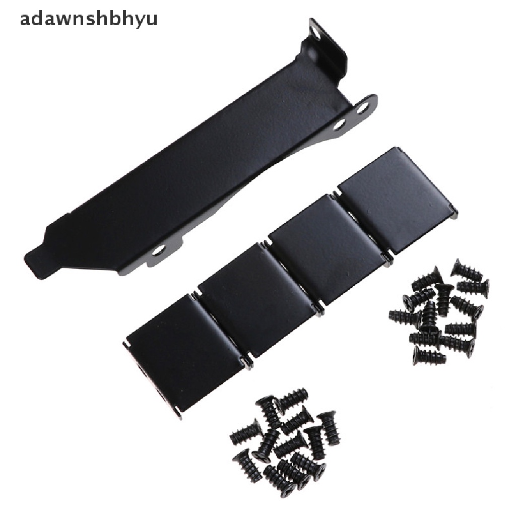 Adawnshbhyu 3rak Dudukan Kipas PCI Slot Bracket+20Skrup+4Konektor Untuk Video GPU Card Cooler