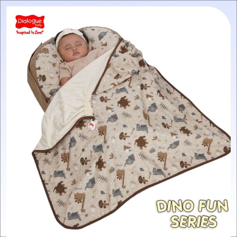 Dialogue Baby On The Go Blanket 6in1 Dino Fun Series DGB3221