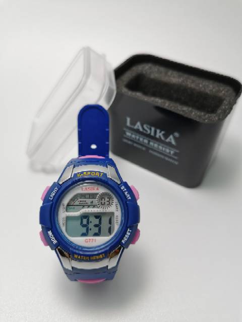 Jam tangan digital Anak Anak dan remaja water Resist Lasika 771