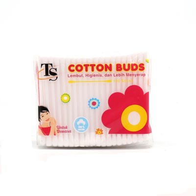 TS Cotton Bud Dewasa | Korek Kuping Kapas Refill 100Pcs