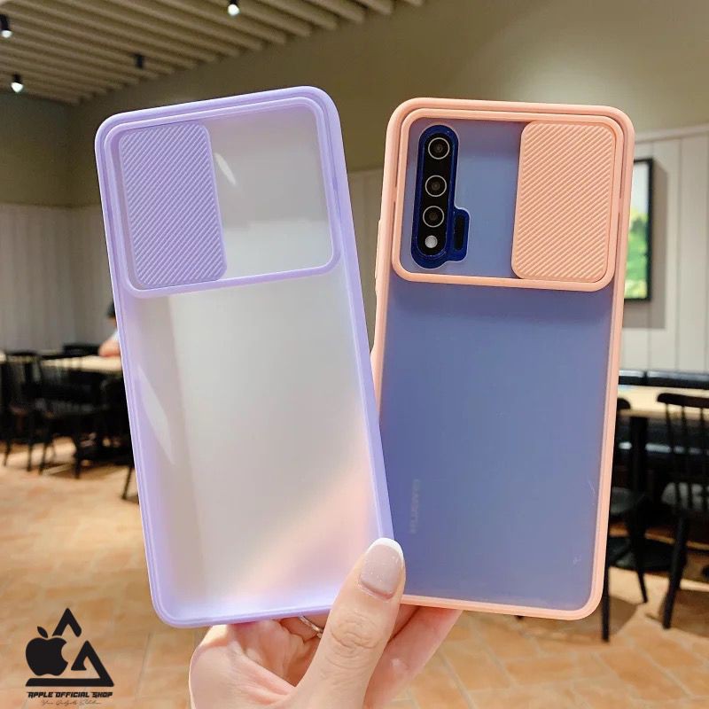 Case Slide Camera VIVO V20 SE, V21 5G Anti Crack Kamera Silikon Softcase Candy Hardcase