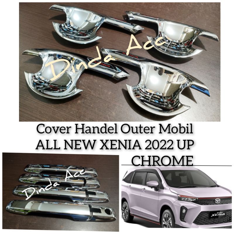 Cover Handel Outer Pintu Mobil All New XENIA 2022 Up Chrome Model Premium