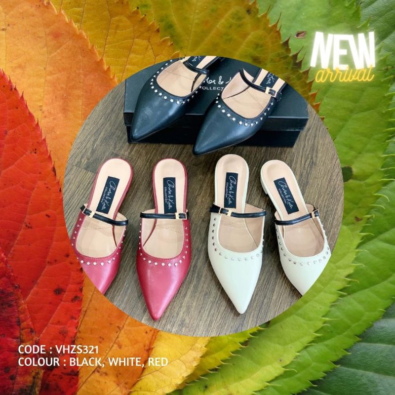 FLAT SHOES CK | SEPATU CK (VHZS321) | SEPATU BRANDED