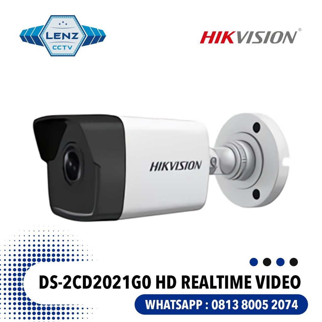 CAMERA HIKVISION OUTDOOR 2MP DS-2CD2021G0