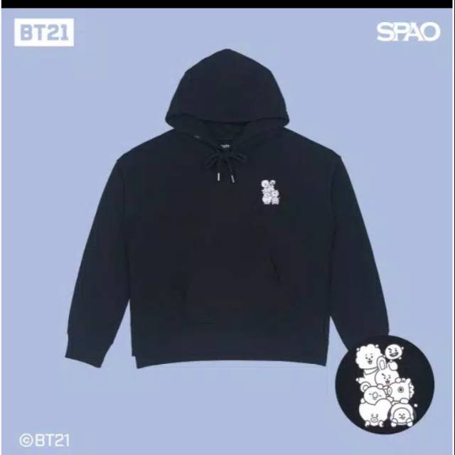 (Ready) BT21 X SPAO HOODIE
