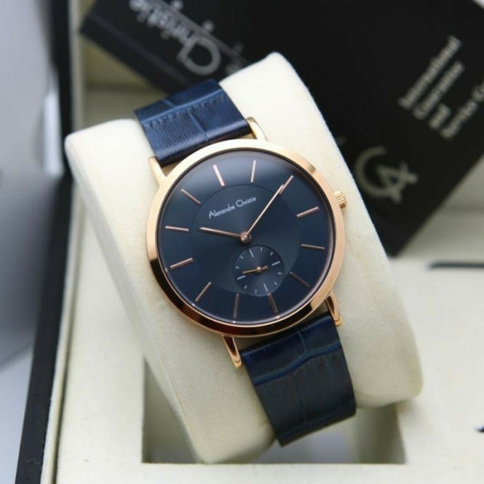 Jam Tangan Alexandre Christie AC 8575 MS Man Pria Leather Murah Original
