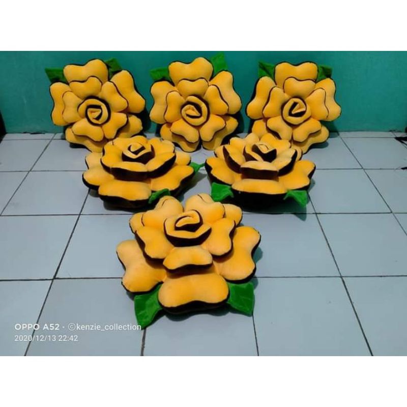 Bantal Bunga Mawar SNI Diameter 40Cm