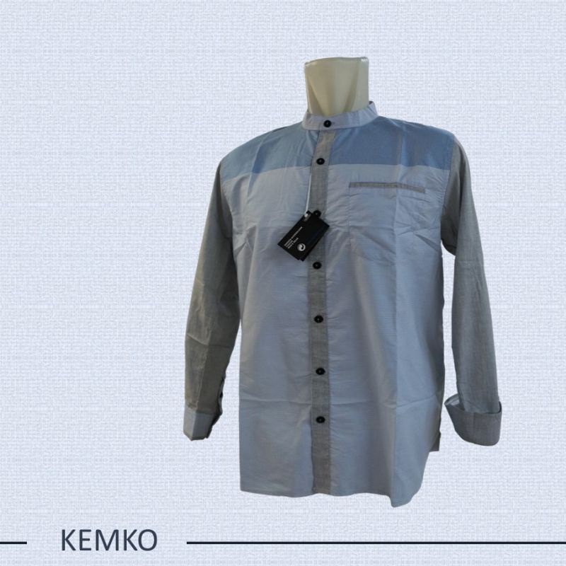 Baju Koko Kemeja Koko Model Kombiansi Motif Garis