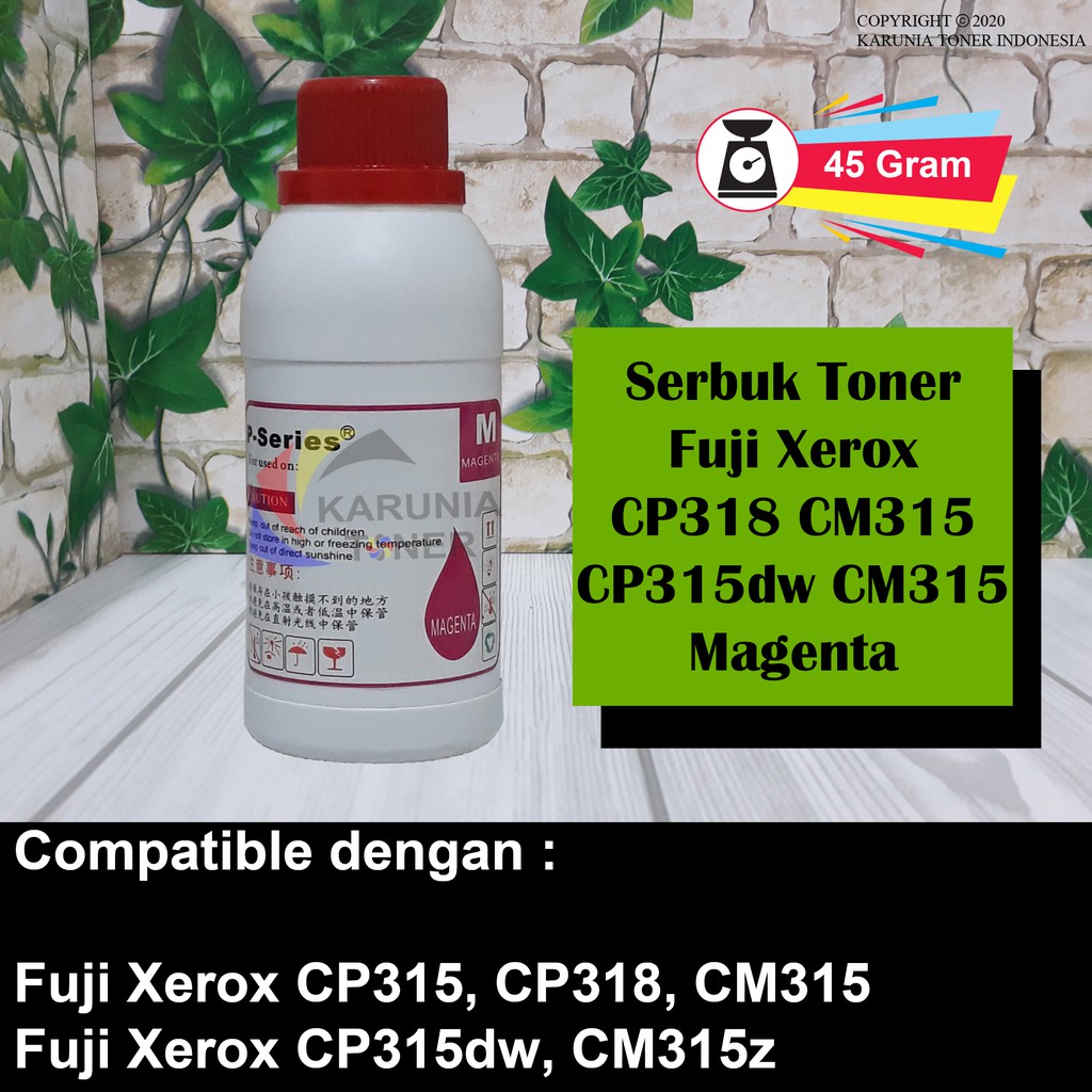 Serbuk Toner For Fuji Xerox CP315 CP318 CM315 CP315dw CM315z 30 Gram