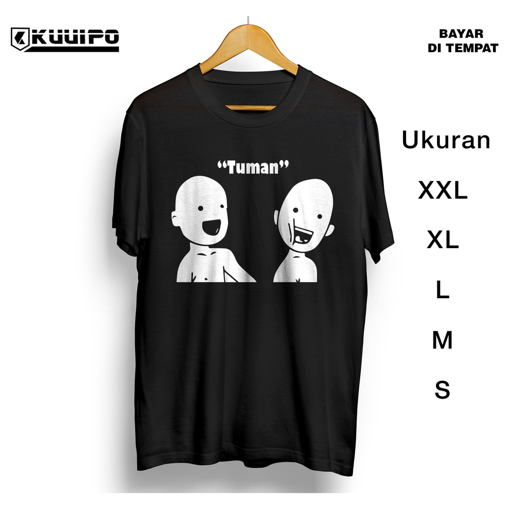 Kaos distro cowok keren / kaos cewek / kaos kata kata lucu / kaos gaul TUMAN / Kaos Tuman