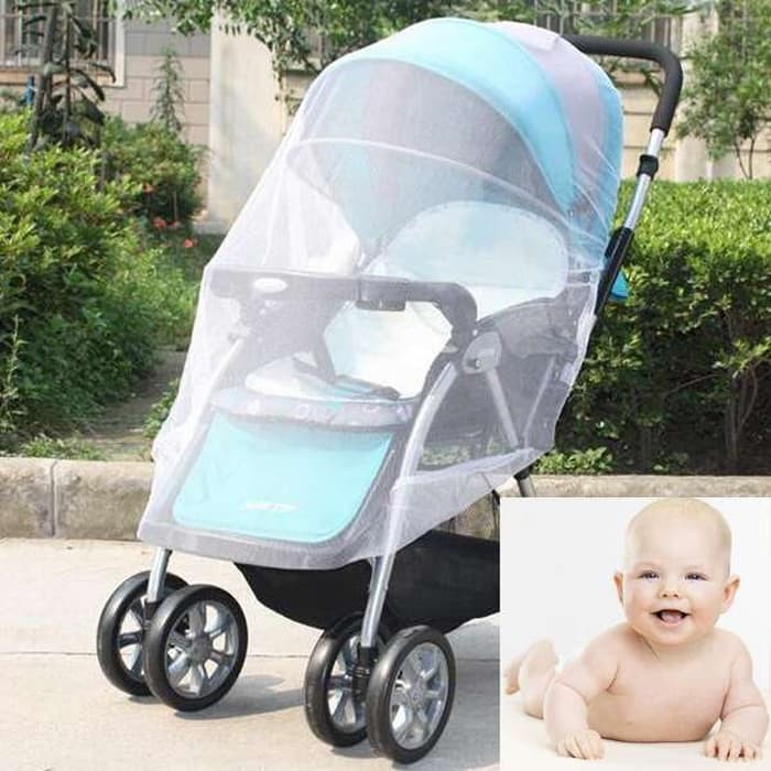 KELAMBU STROLLER Anti Nyamuk model Jaring Nyamuk Model Serat Mesh untuk Stroller strollercp