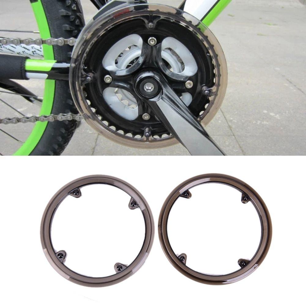 Lanfy Sepeda Sprocket Perlindungan Ringan Bagian Sepeda Bersepeda MTB Sepeda Crankset Perisai Engkol Rantai Cincin Pelindung Rantai Roda Penutup Pelindung