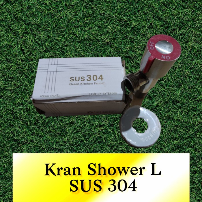 Kran Shower L Sus 304 isco / Angle Valve / Kran Closet