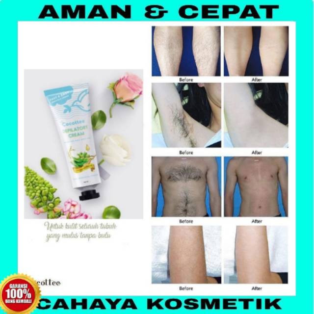 COCOTTE DEPILATORY CREAM/CREAM PERONTOK BULU AREA BADAN/TANGAN/BETIS/COCOTTE PERONTOK