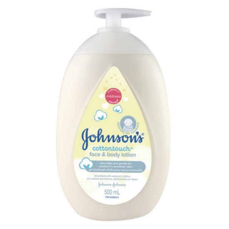 Bisa COD Johnsons Cottontouch Face &amp; Body Baby 500 ml - Losion Bayi - Lotion Johnsons Cottontouch - Lotion Ba