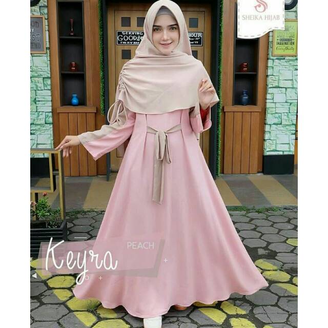 🌸Keyra syar'i Set + Khimar