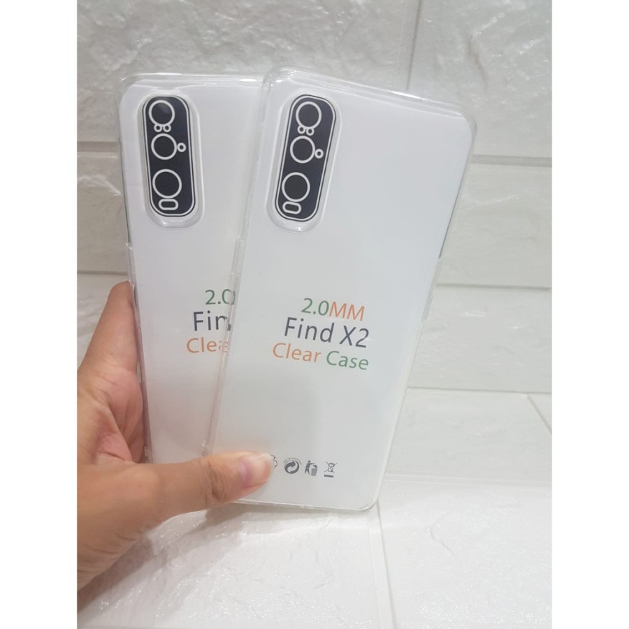 OPPO FIND X2 PRO FIND X2 CASE HD CLEAR BENING 2mm SILIKON BENING SOFTCASE CASING PROTECT CAMERA COVER PELINDUNG KAMERA