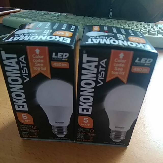 Lampu led ekonomat 5watt warmwhite