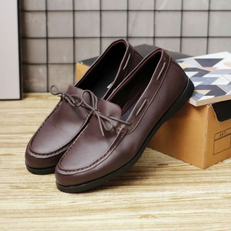 CERIS x OHIO BLACK - SEPATU FORMAL PRIA CASUAL PERKANTORAN ORIGINAL - SepatuFormal Pantofel pria Resmi Formal Hitam Coklat Black Brown Kulit Asli Kasual Kantor Dinas Kuliah Gereja Pesta Kondangan Kerja PNS Guru Terbaru Terlaris Murah