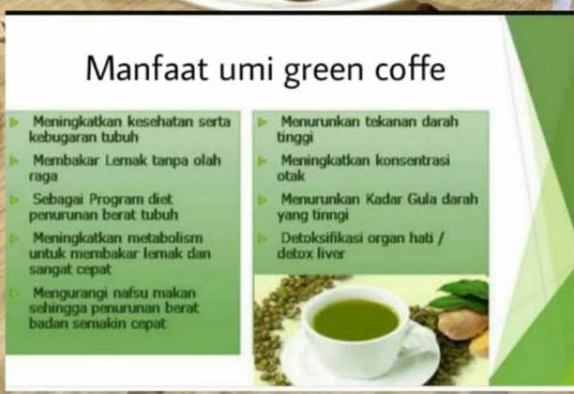 Umi Green Coffe Shopee Indonesia