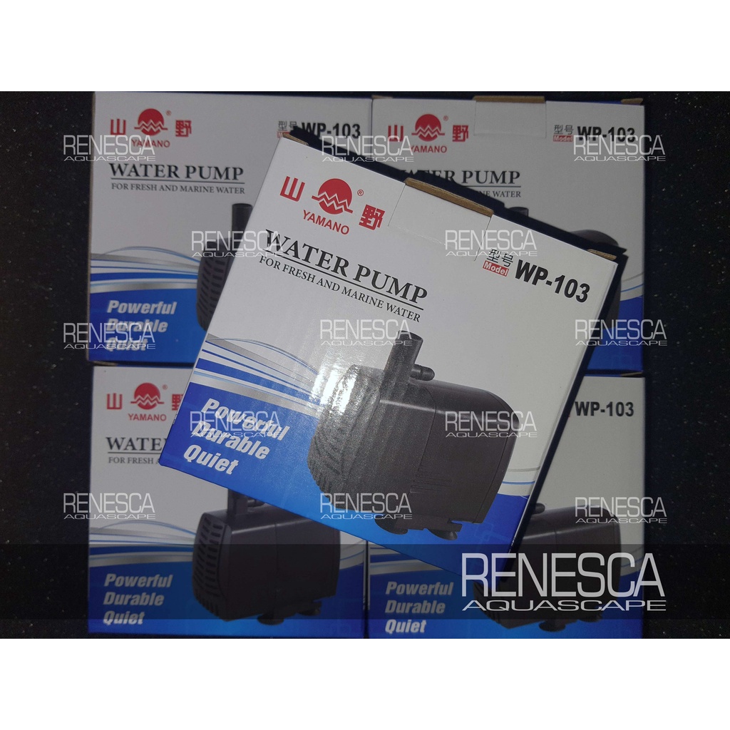 Yamano Water Pump WP-104 38W 2000L/H - Mesin Pompa Air Celup Kolam Aquarium