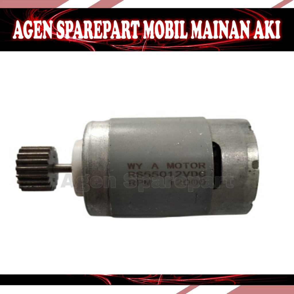 Brezybeauty05 Dinamo Type Gearbox Besar Ysa 021 12V/24V Mobil Mainan Anak Aki
