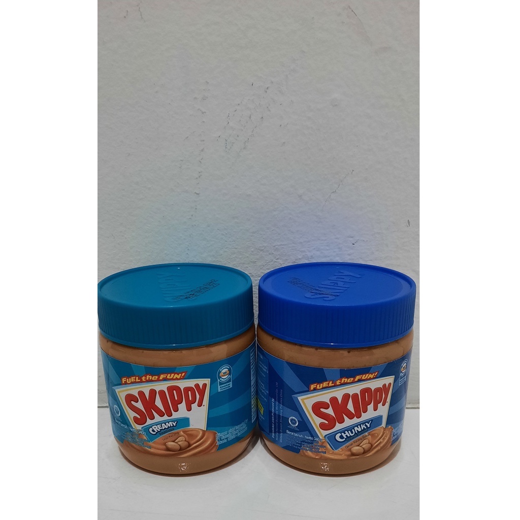 

SKIPPY CREAMY PEANUT BUTTER / SKIPPY CHUNKY PEANUT SPREAD 340 GRAM