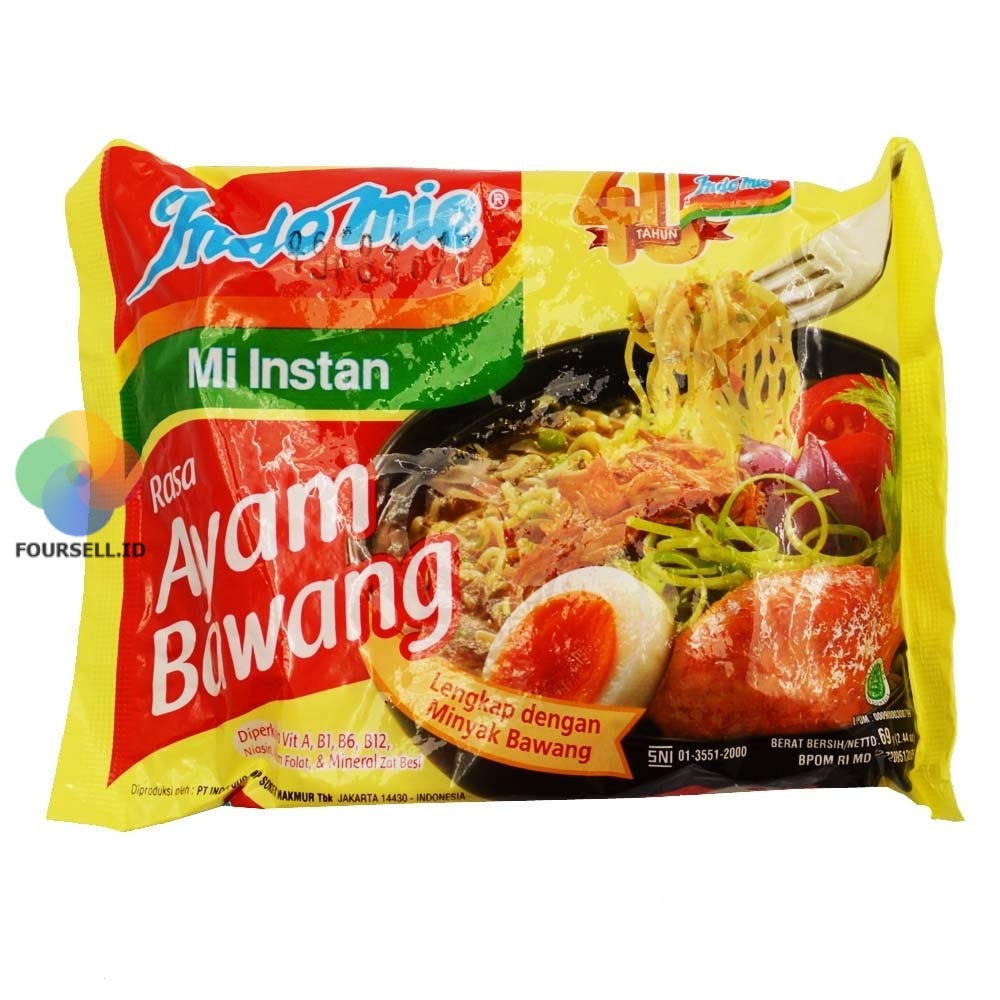 

Indofood - indomie ayam bawang mi kuah ayam bawang Mi instan