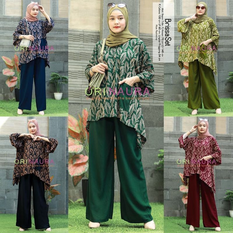 [PROMO] SETELAN WANITA/SETELAN TUNIK DRESS EMIRA/ SET JUMBO/ONE SET WAKA WAKA
