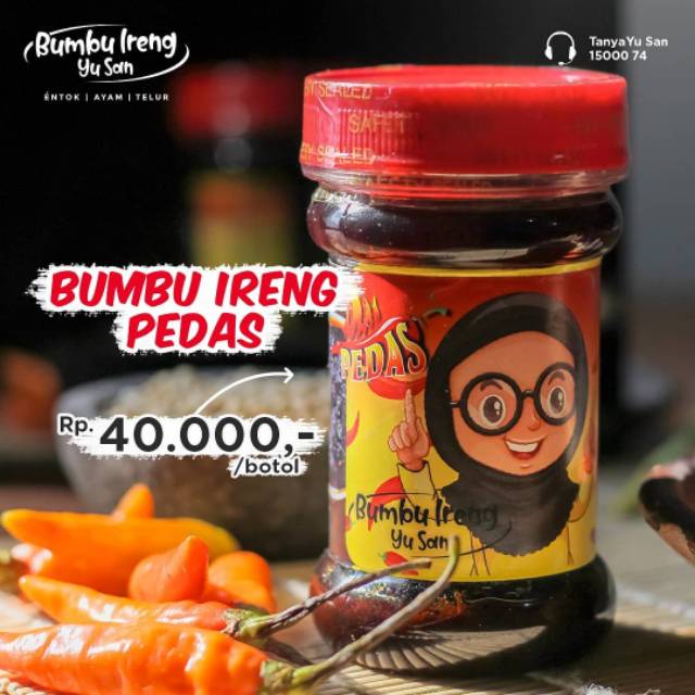 

Bumbu Ireng Yu San Pedas - Bumbu Ireng Kemasan - Bumbu Siap Saji Siap Santap