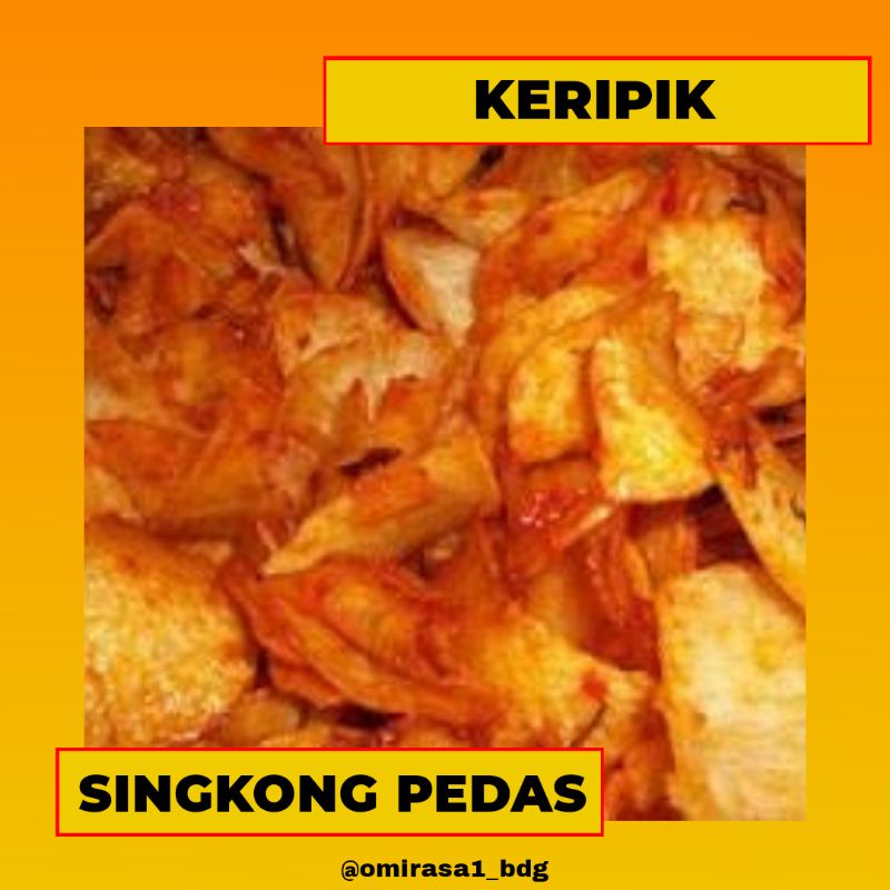 

Keripik Singkong Pedas (pikset) oleh-oleh Bandung OMIRASA 1