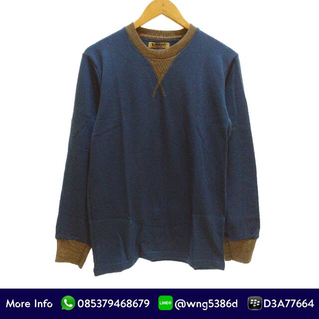 Jaket Sweater Lyric Lengan Panjang Unisex Casual Raglan / Motif / Polos Open Reseller & DropShip #6