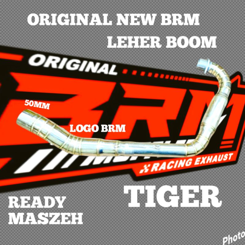 Header Leher Knalpot TIGER BOOM