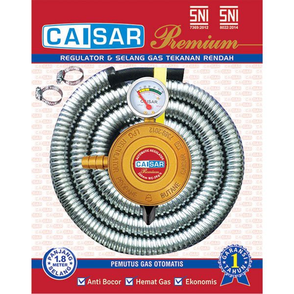 Kompor Progas 1 Tungku &amp; FREE Selang gas Paket Regulator Caisar