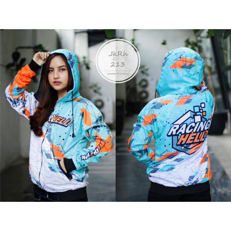 Jaket racing hell jkrh.213 original