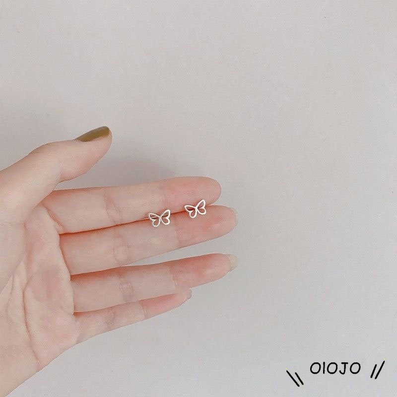 【COD】Sepasang Anting Kupu-kupu Mini Kecil Segar Fashion Wanita