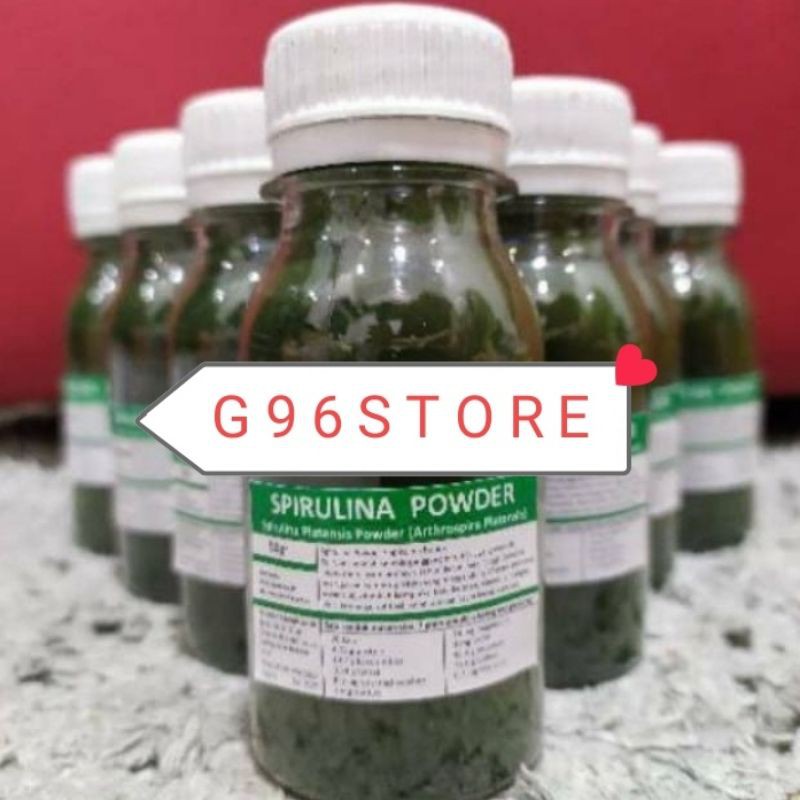 

SPIRULINA POWDER/BUBUK REPACK ORIGINAL 50GRAM