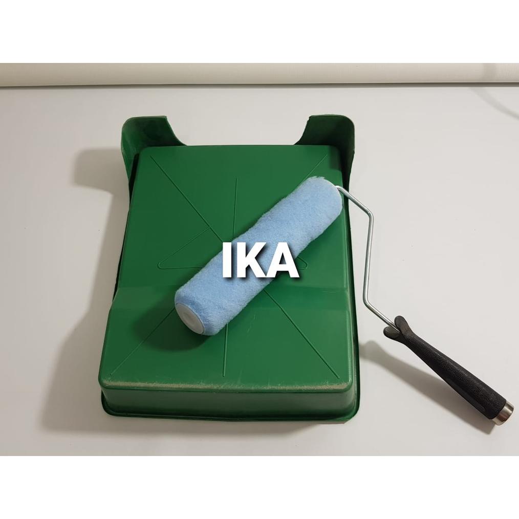 Paket Nge Cat Hemat Kuas Roll Copot 9 Inch Dan Bak Cat Kaki Luar Kuat Cat Tembok Rumah Pintu Murah