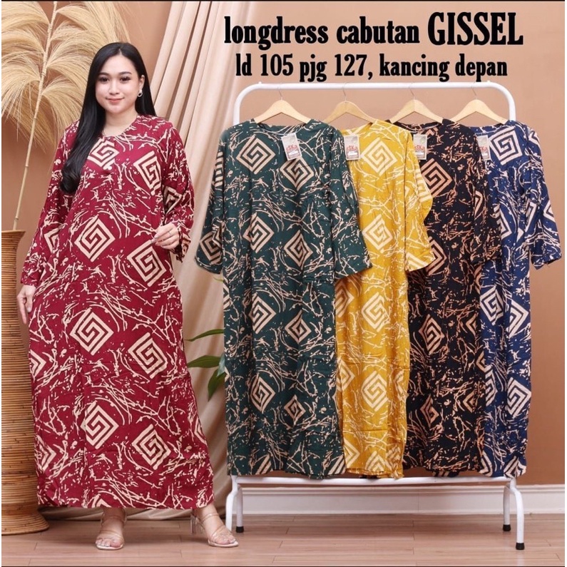 daster rayon panjang busui sematakaki best seller-LONGDRESS SYAFRINA